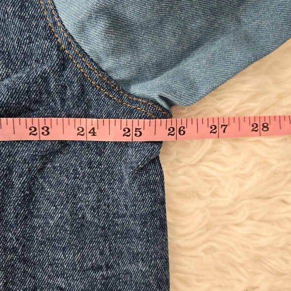 Thrill Jeans Plus Size Patchwork Cropped Jean Jacket. Size 2X. New. - Picture 6 of 9